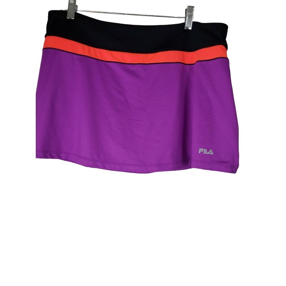 FILA Sport Women's Tennis Golf Skirt Skort Size XXL Purple Athletic Workout‎